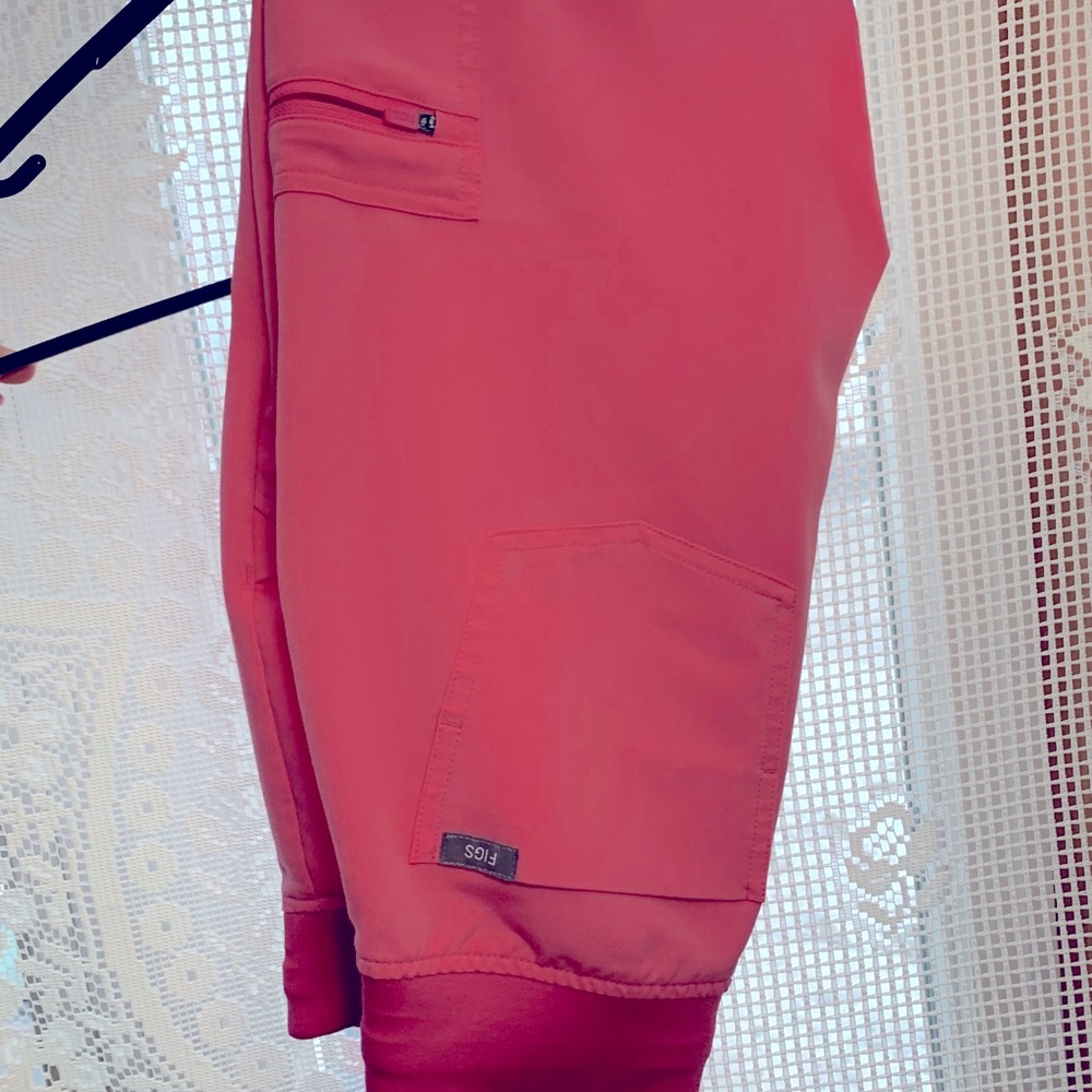 Figs XXS Tall Zamoras Neon Pink